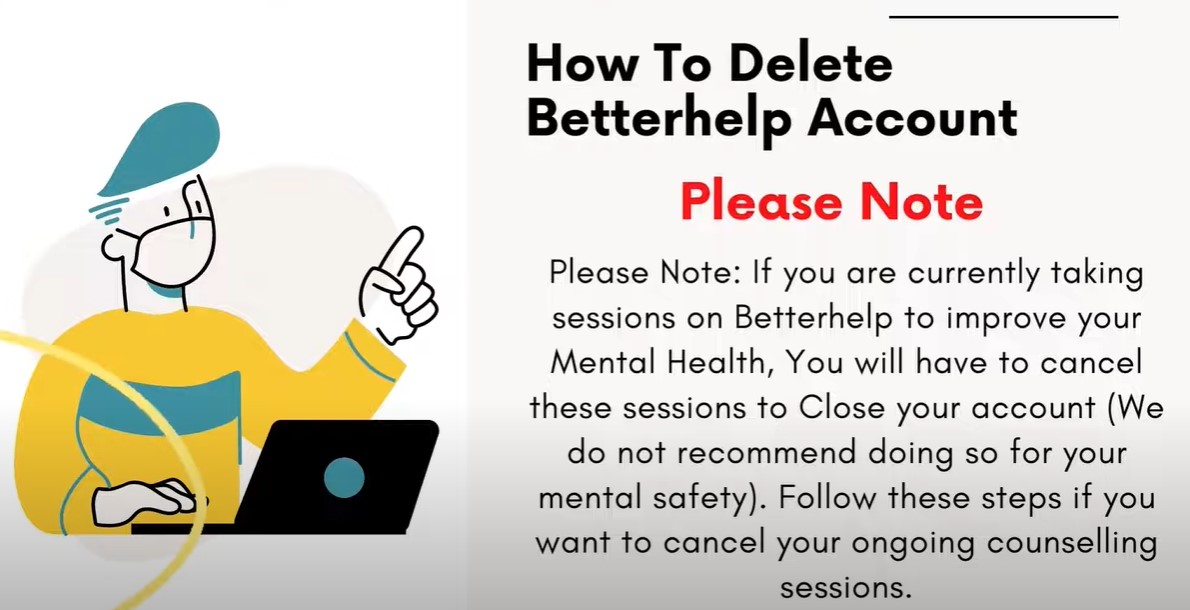 delete Betterhelp account