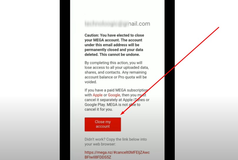 How to Delete Mega Account Easily