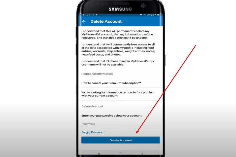 How to Delete MyFitnessPal Account Easily