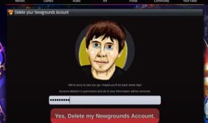 How to Delete Newgrounds Account