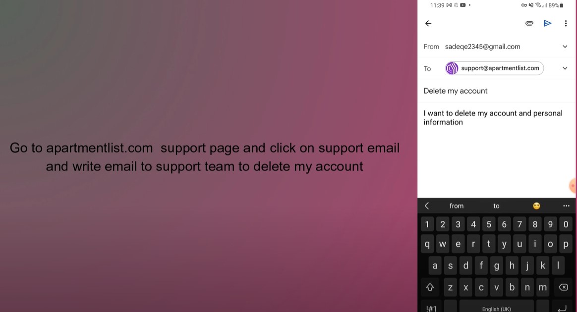 How to Delete Apartment List Account easily