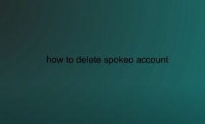 How to Delete Spokeo Account