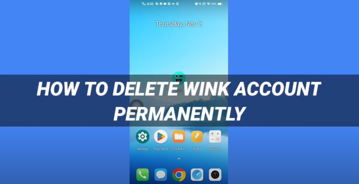 How to Delete Wink Account