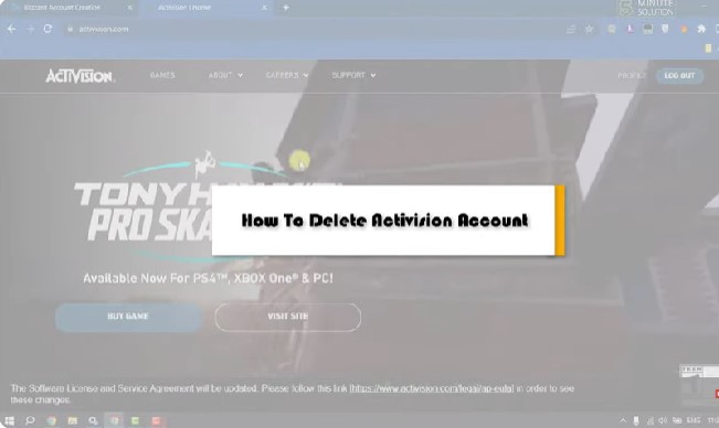 How to Delete Activision Account