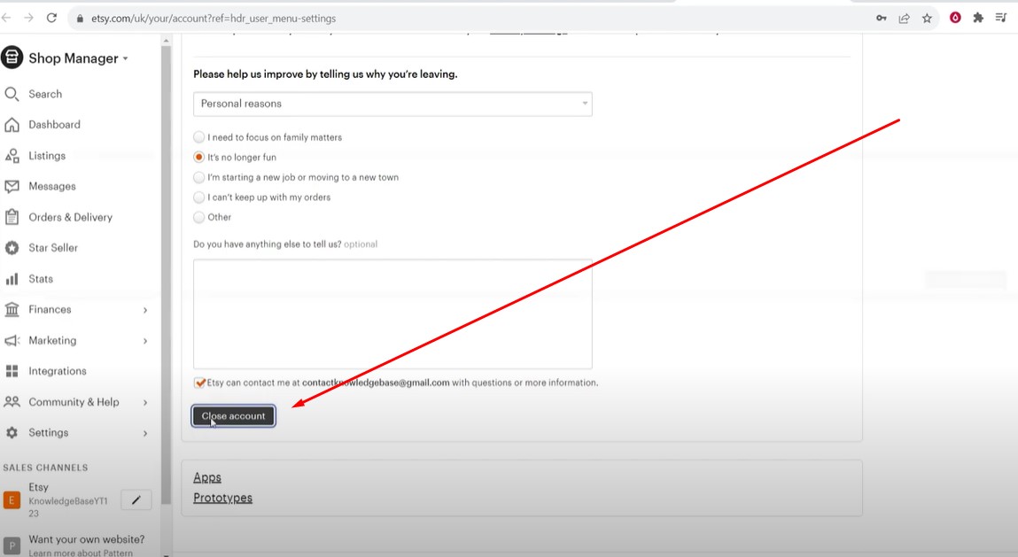 How to Delete Etsy Account Easily