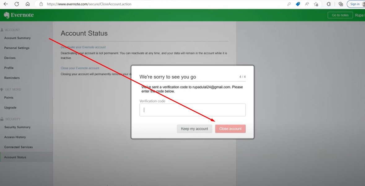 How to Delete Evernote Account Easily