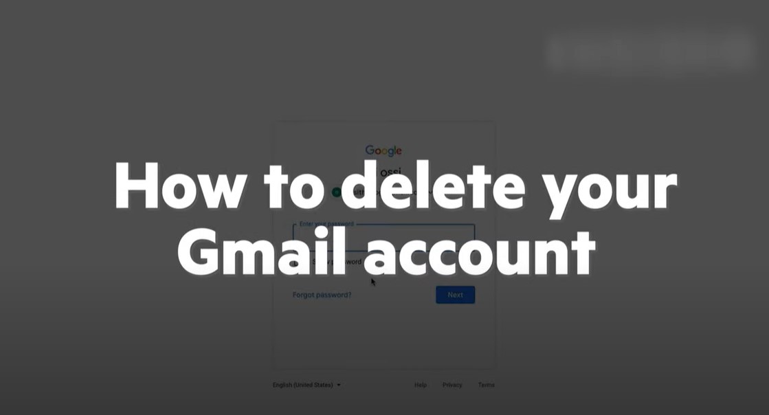 How to Delete Existing Gmail Account