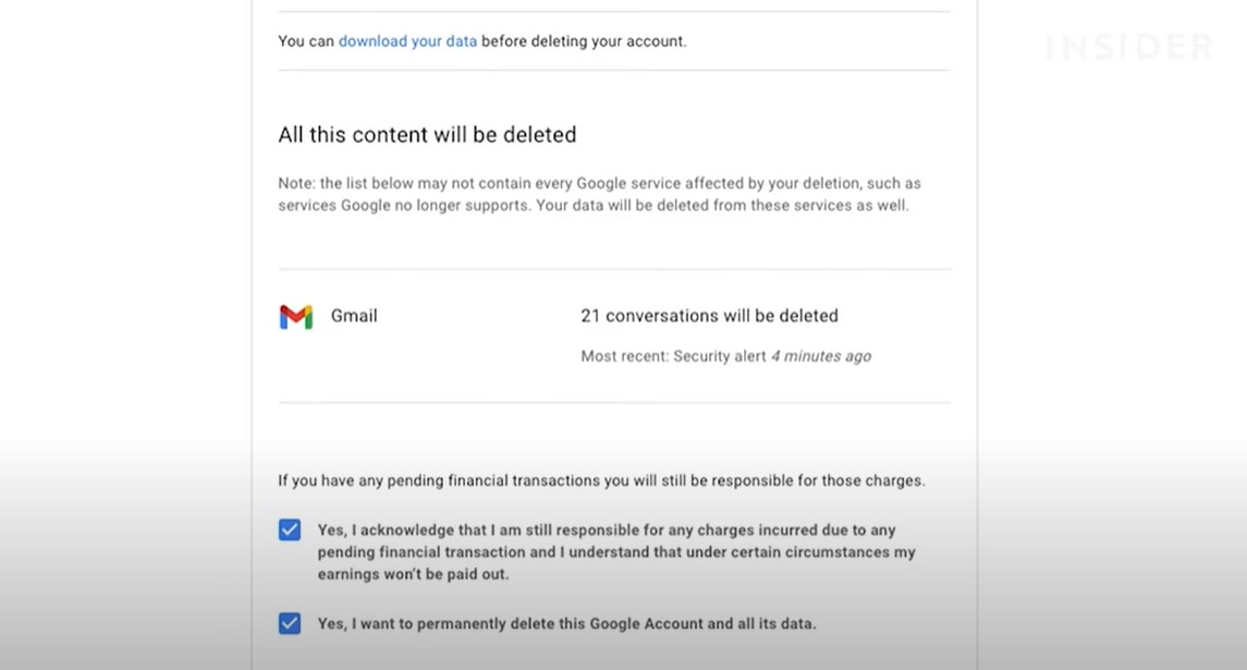 How to Delete Existing Gmail Account Easily