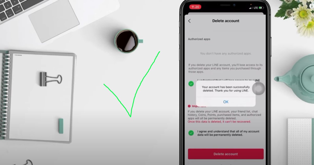 How to Delete LINE Account easily