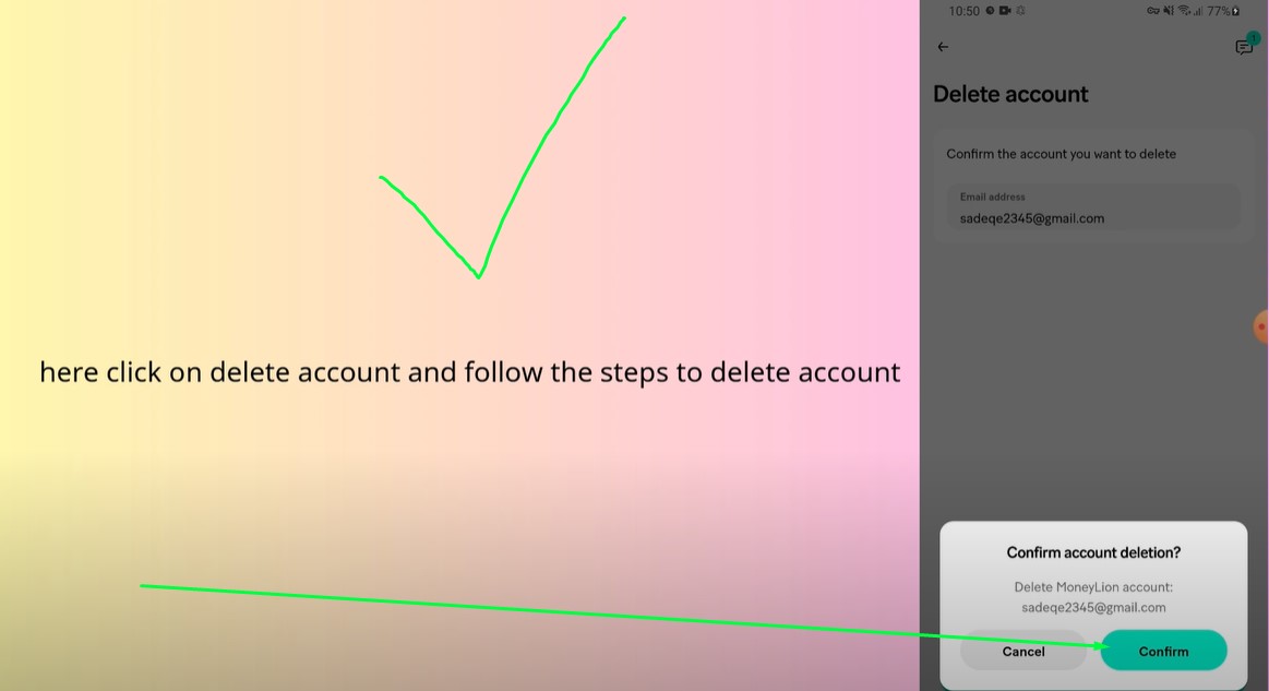 How to Delete Moneylion Account easily